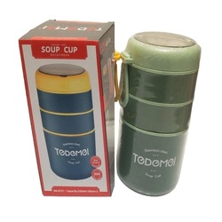 Tedemei Lunch Box 530ml + 180ml x 2- No 8721